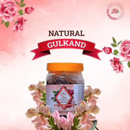 Pure and Natural Gulkand of Roses - 500gm Haldighati Rose Products